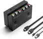 Arector 2 AV to HDMI Converter, 1080P/720P 2 Port RCA Composite CVBS AV Switch by Arector