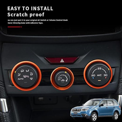 Auovo AC Climate Control Knob Outer Ring Covers Accessories - Image 4