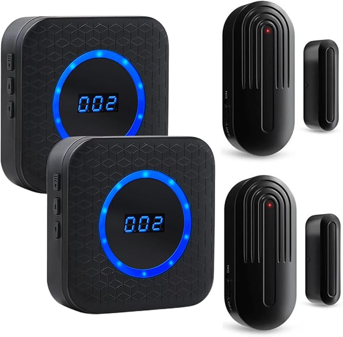 Door Chime SanJie Wireless Door Sensor by SANJIEGuardSecurity