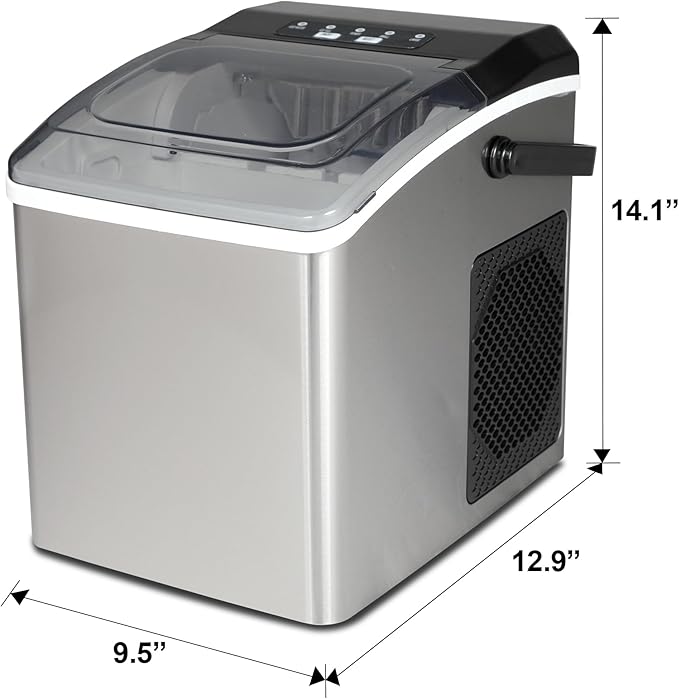 Koolatron Countertop Ice Maker – Maquina para Hacer Hielo en Casa, Nugget Ice - Image 7