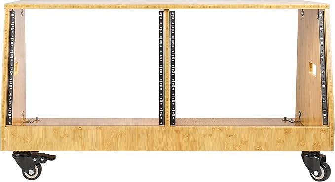 Sound Town DIY 2 x 8U Slanted Studio Rack - Image 3