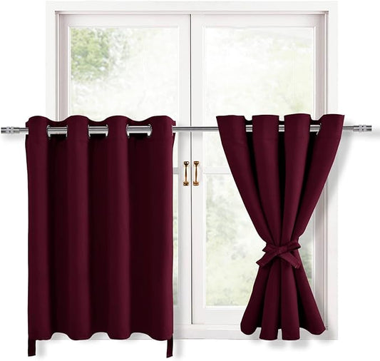 Hiasan RV Blackout Curtains for Bedroom, 52 x 30 Inches Long by Hiasan