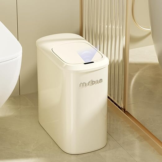 MRBIN Metal Motion Sensor Bathroom Trash Can by mrbin