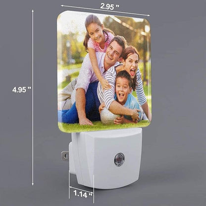 COWDIY Custom Plug in Night Lights, Personalized Your Own Photo on LED Lamps - Image 4
