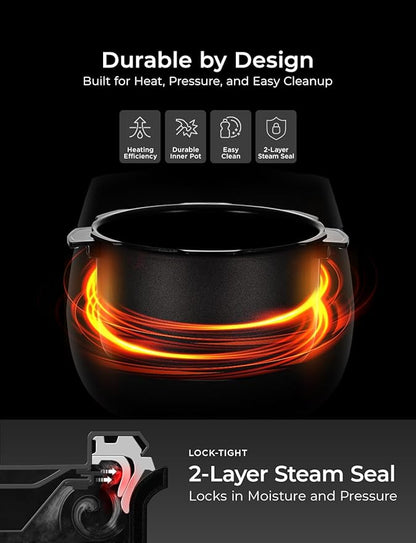 CUCKOO Twin Pressure Rice Cooker 10-Cup Uncooked / 20-Cup Cooked - Image 5