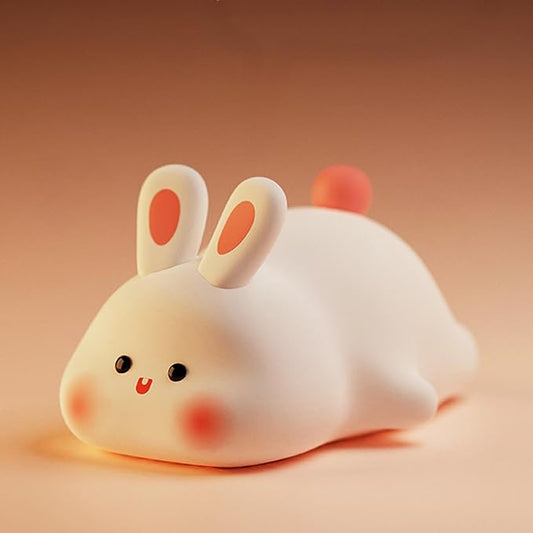 ATSUI Rabbit Night Light, LED Squishy Novelty Animal Night Lamp, Food Grade by ATSUINIGHTLIGHT