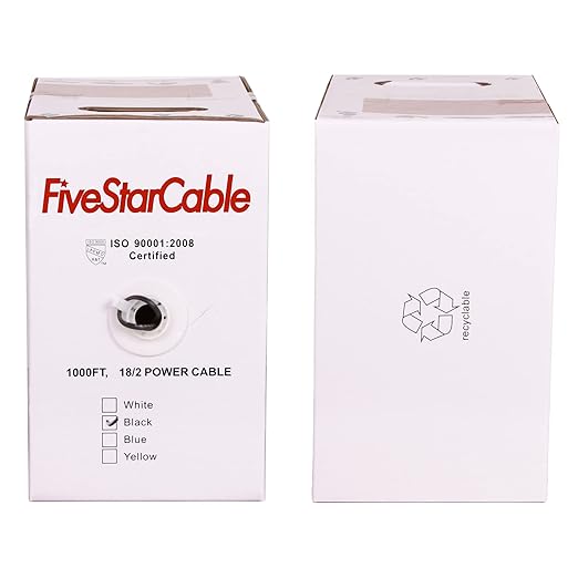 FiveStarCable 18/2 Gauge Low Voltage Cable Wire - 1000 ft - Image 5