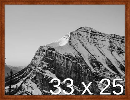 Frame It Easy 33 x 25 Russet Wood Frame by FrameItEasy
