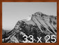 Frame It Easy 33 x 25 Russet Wood Frame by FrameItEasy