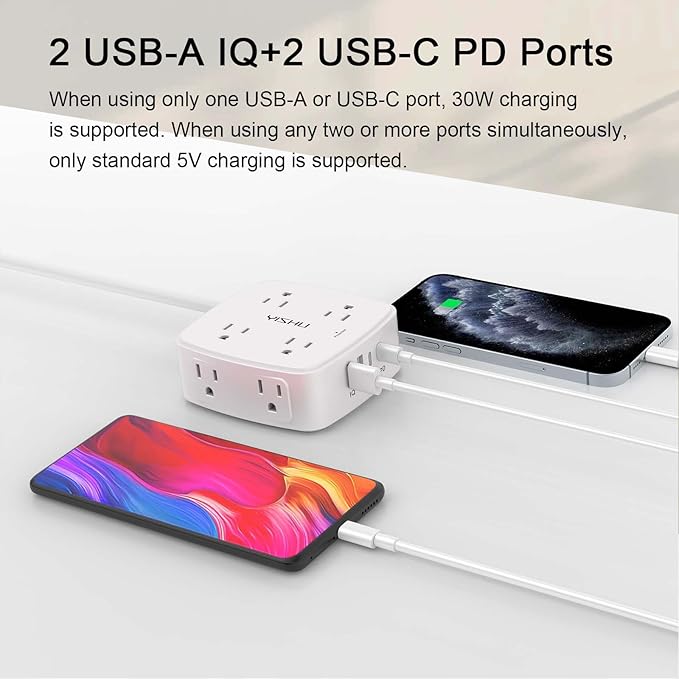 Surge Protector Power Strip - Image 3