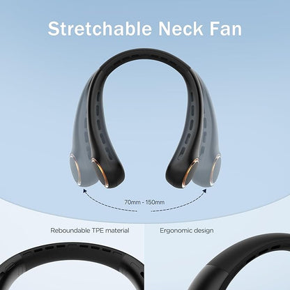 Neck fan, Portable Fan with 5-17H Lifespan, 4000mAh Neck fan air conditioner - Image 5