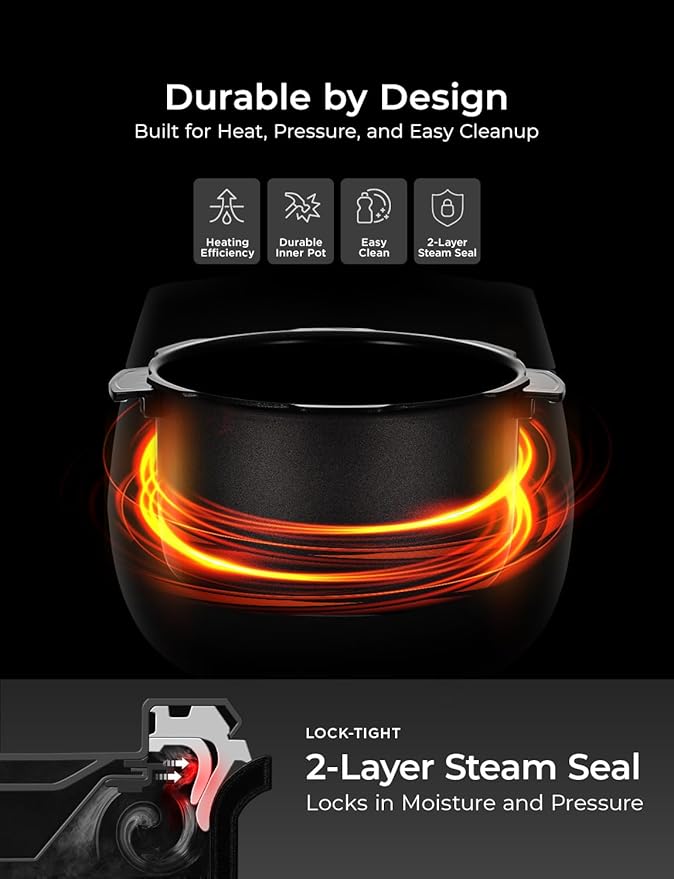CUCKOO Twin Pressure Rice Cooker 6-Cup Uncooked / 12-Cup Cooked - Image 5