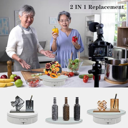 JAYEGT 2 in 1 Motorized Rotating Display Stand - Image 2