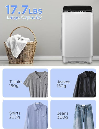 17.7 lbs Full Automatic Washing Machine - Image 4