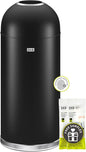 EKO Eternal 56L/15 Gallon Large Capacity Tall Commercial Trash Can, Round Open by EKO