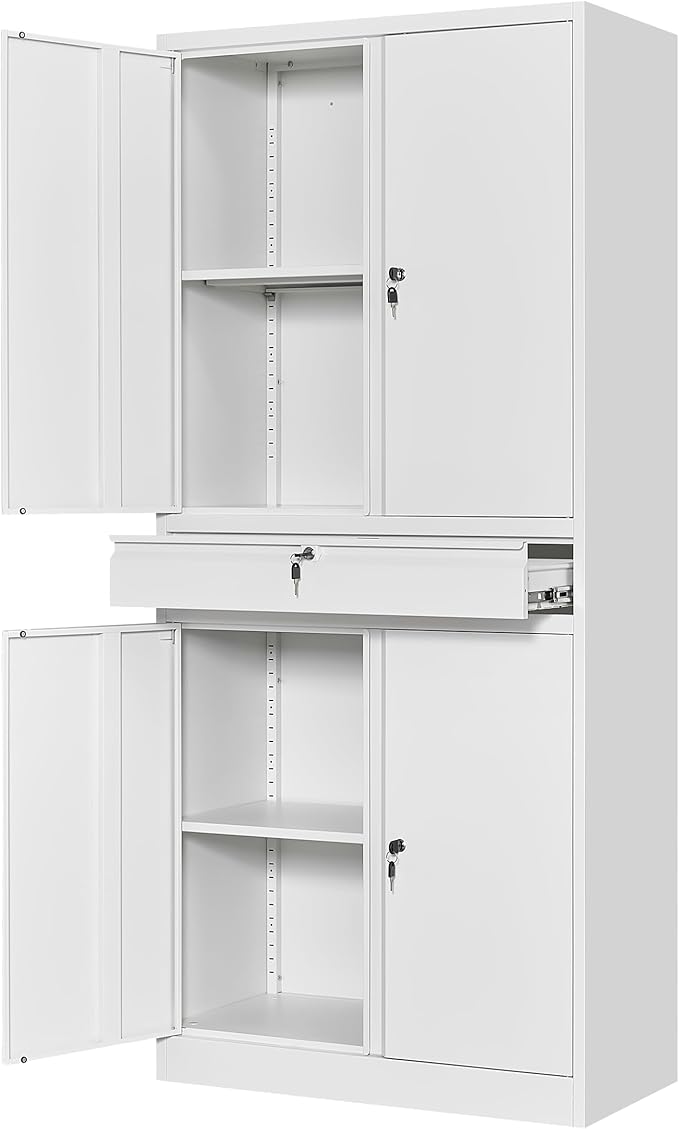Yizosh Metal Garage Storage Cabinet by Yizosh