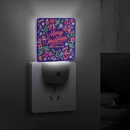 YKJAHSD Merry Chrismas Night Light, Plug into Wall Decor Nightlights - Image 3