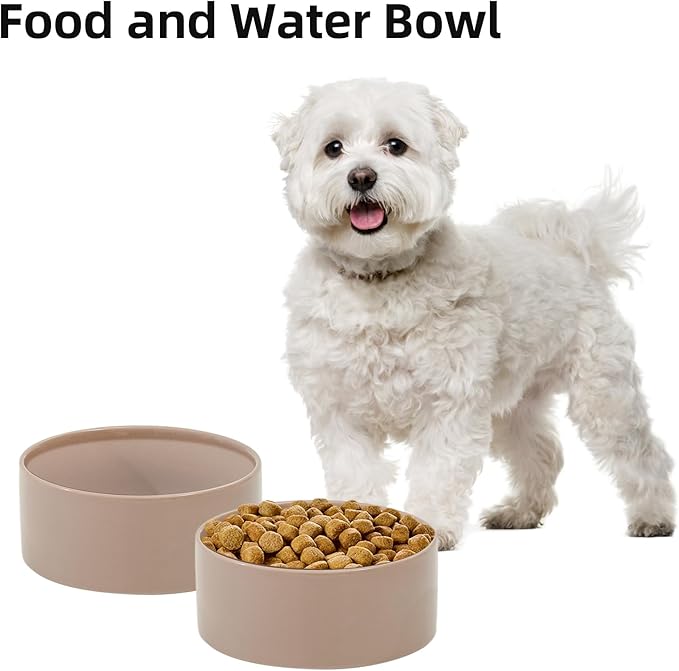 Ceramic 6.1inch Dog Bowls for Small and Medium Breed Dog Dish Pet Food and - Image 5