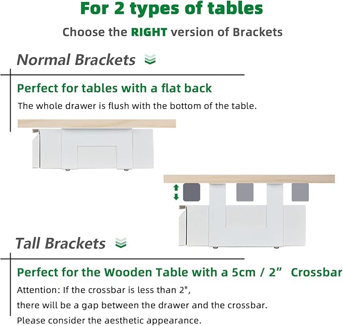 Under Desk Drawer 18", Pull-out Storage Organizer - Image 5