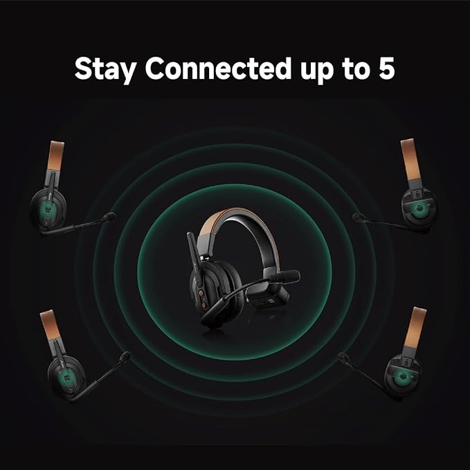 Accsoon Como SE Wireless Headset Intercom System 5-Person Full Duplex 1312ft - Image 4