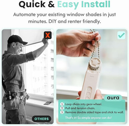 Aura Roller Smart Shade Driver, Remote Control & WiFi Dongle | Automate - Image 2