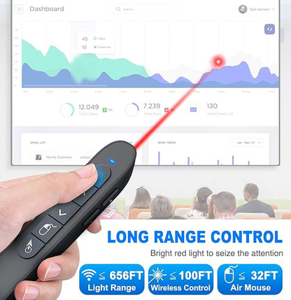 2 in 1 USB Type C Wireless Presenter Remote - Image 3
