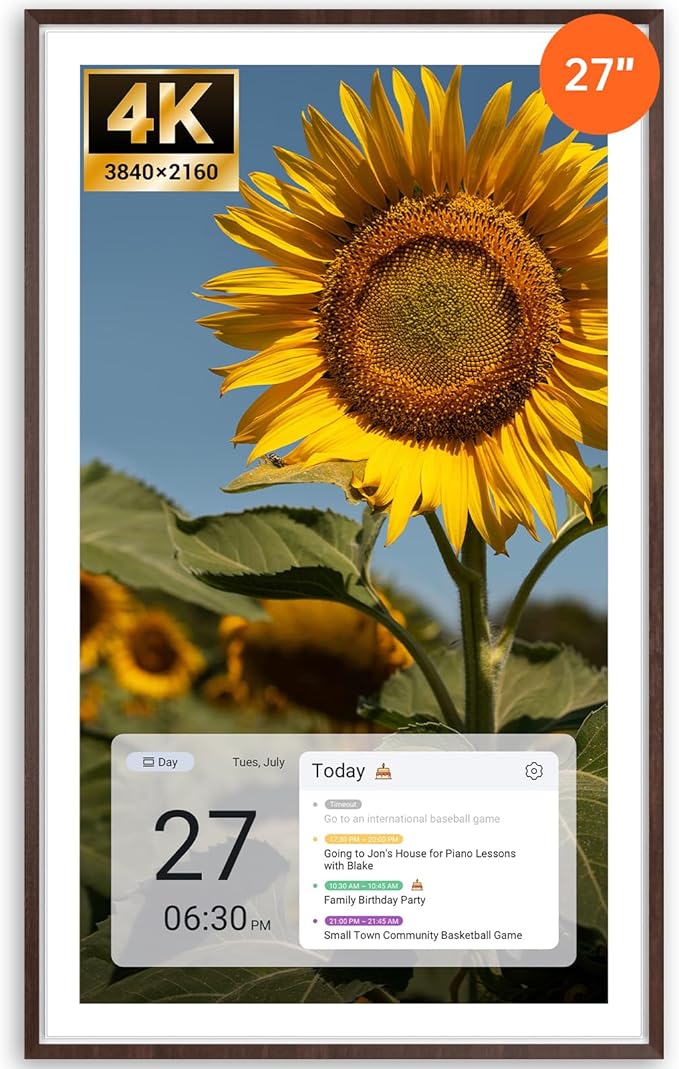 ApoloSign 27" 4K Digital Calendar: Dual Mode Calendars by ApoloSign