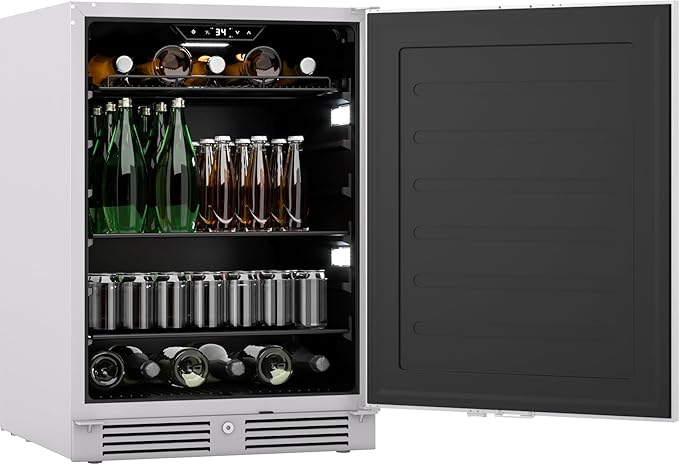 Zephyr Presrv 24 Inch Outdoor Wine Fridge & Beverage Refrigerator Single Zone - Image 8