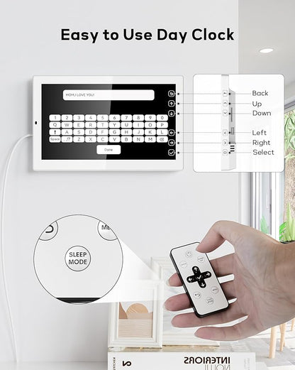 10.1" Digital Clock with Date and Day - Image 4