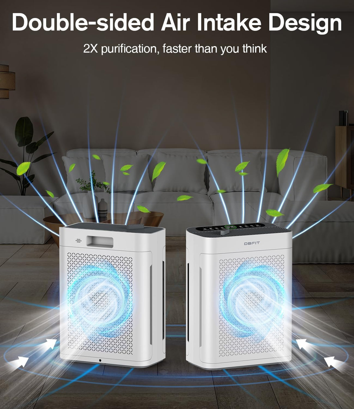 air purifiers for home large room up to shown in use