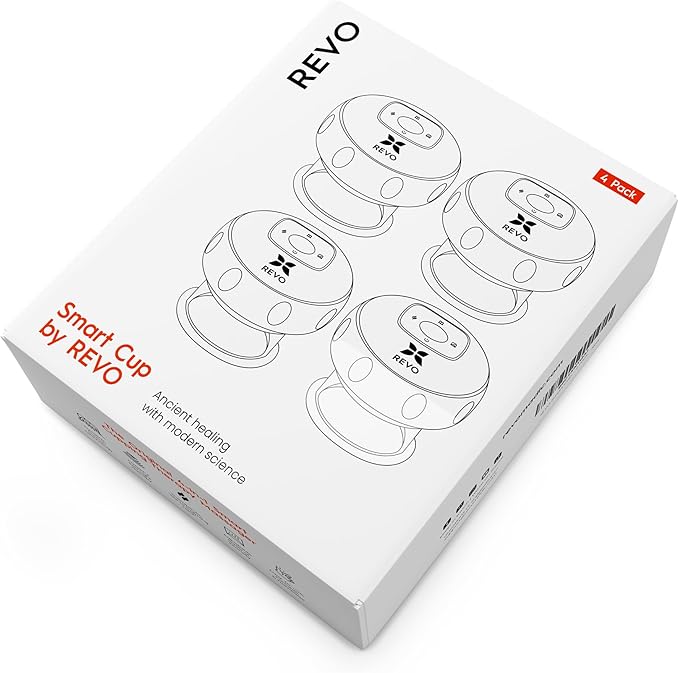 REVO The Original 4-in-1 Smart Cupping Therapy Massager, Muscle Soreness by Revomadic