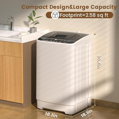 BANGSON 1.08cu.ft Portable Washing Machine, Full-Automatic Washing Machine - Image 2