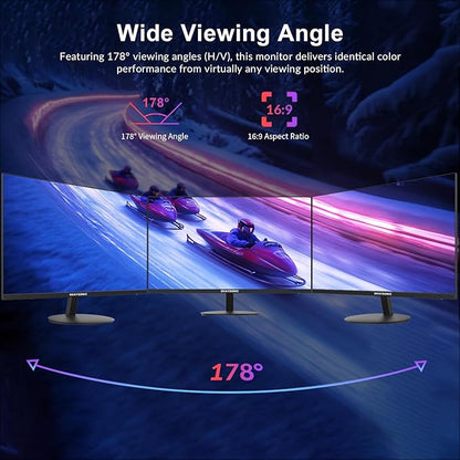 27 Inch Office Monitor, 100Hz FHD 1080P Computer Screen - Image 4