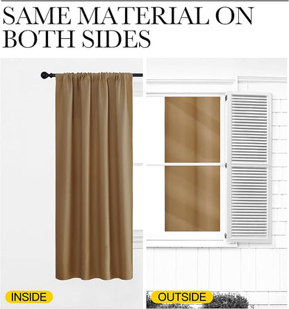 NICETOWN Blackout Curtains Window Draperies, 70 by 95 inches Long, Window - Image 5