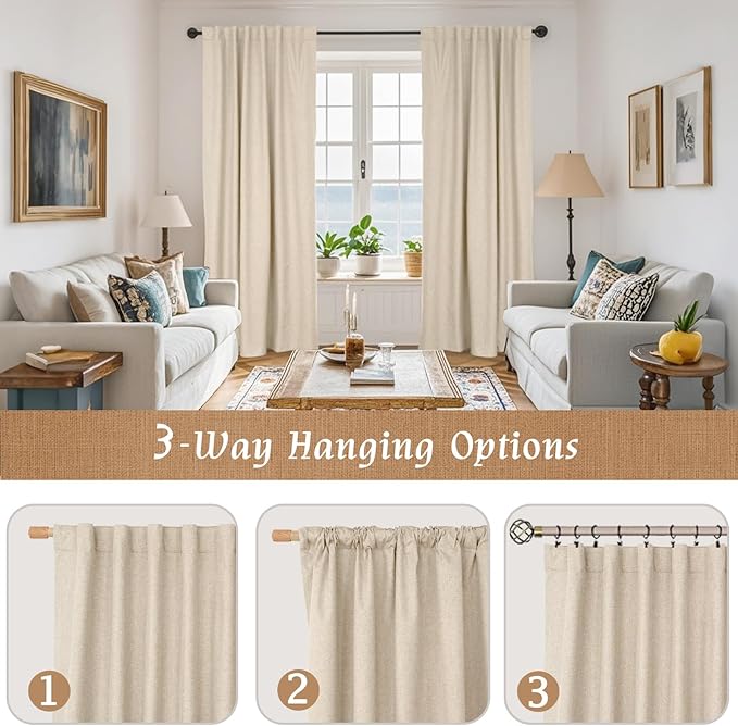 LAMIT 100% Blackout Window Curtains - Image 9