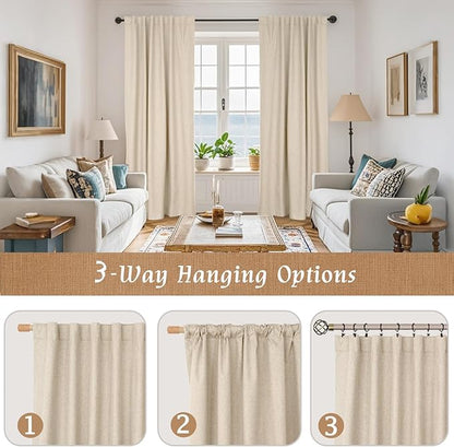 LAMIT Full Blackout Window Curtains - Image 9