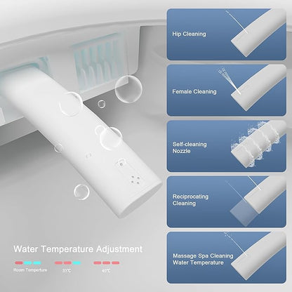 Auto Open/Close Lid Smart Toilet Bidet - Image 6
