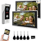 Wired Smart Video Apartments Intercom System, 10 Inch Monitors by ANJIELOSMART