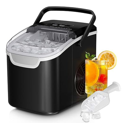 Countertop Ice Maker Machine, 8 Ice Cubes in 6 mins, 26lb/Day Ice by AntarcticStar