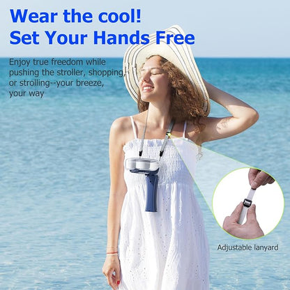 HandFan 2025 Upgraded Portable Misting Fan, Two Button Easy Operation, Handheld - Image 6