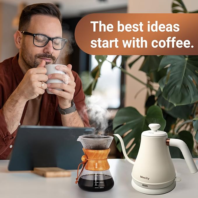 Mecity Electric Kettle Stainless Steel Gooseneck Water Kettle Water Boiler - Image 8