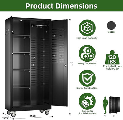 Broom Closet Storage Cabinet - Image 3