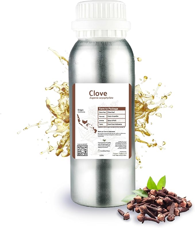 100% Pure Clove Essential Oils by NaturePackaged