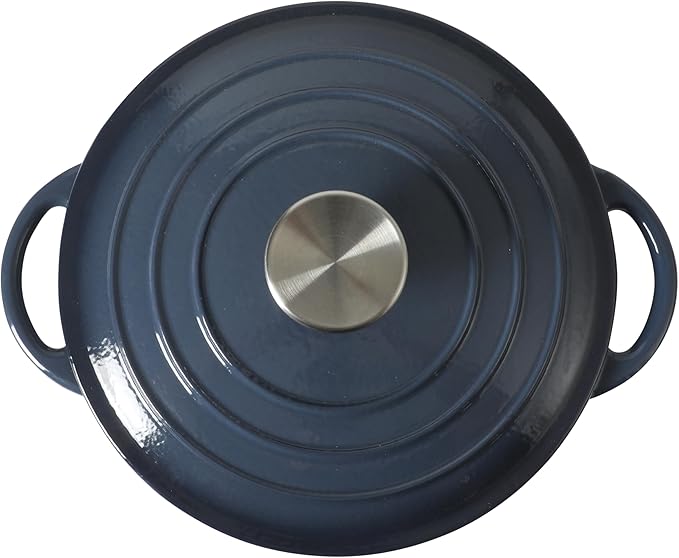 Gibson Home Addlestone 2.65 Qt Enameled Cast Iron Dutch Oven Pot - Image 6