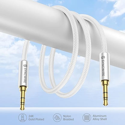 Syncwire Aux Cable 3.5 mm Audio Cable - 2 m Nylon Jack Cable - Image 7