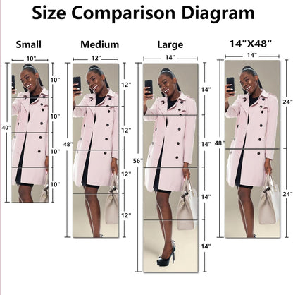 Unbreakable Door Mirror Full Length,Full Body Mirror for Kids, 4PCS x 14 x 14 inch About, Shatterproof Plexiglass Long Mirrors for Bedroom Closet, Children Plastic Mirrors Non Glass Stick on Miroir