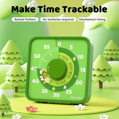 Secura 7.5-Inch Animal Pattern Visual Timer - Image 2