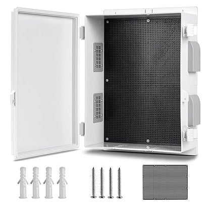 Outdoor Waterproof Electrical Junction Box, ABS Water Resistant Enclosure by smartpoeswitch