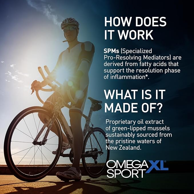 OmegaXL Sport Extra Strength Muscle Recovery Supplement and Respiratory Support - Image 5