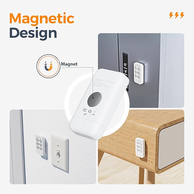 Remote Control Outlet, TESSAN Electrical Light Switch, Plug in Wall Plug - Image 6